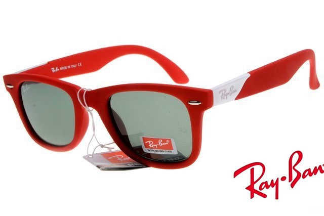 red frame wayfarer sunglasses