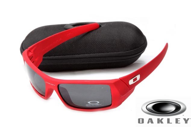 Fake Oakley Gascan Sunglasses Red Frame 